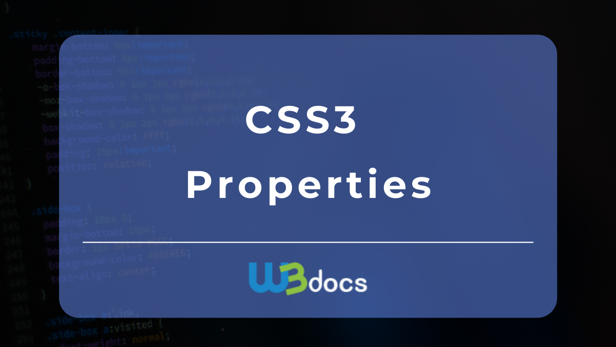 css3-properties-list-of-css3-properties