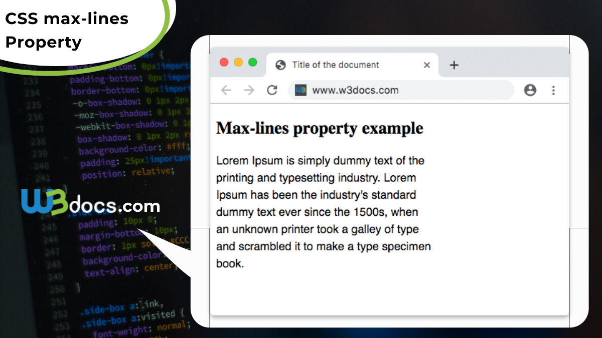 Css Max Lines Property