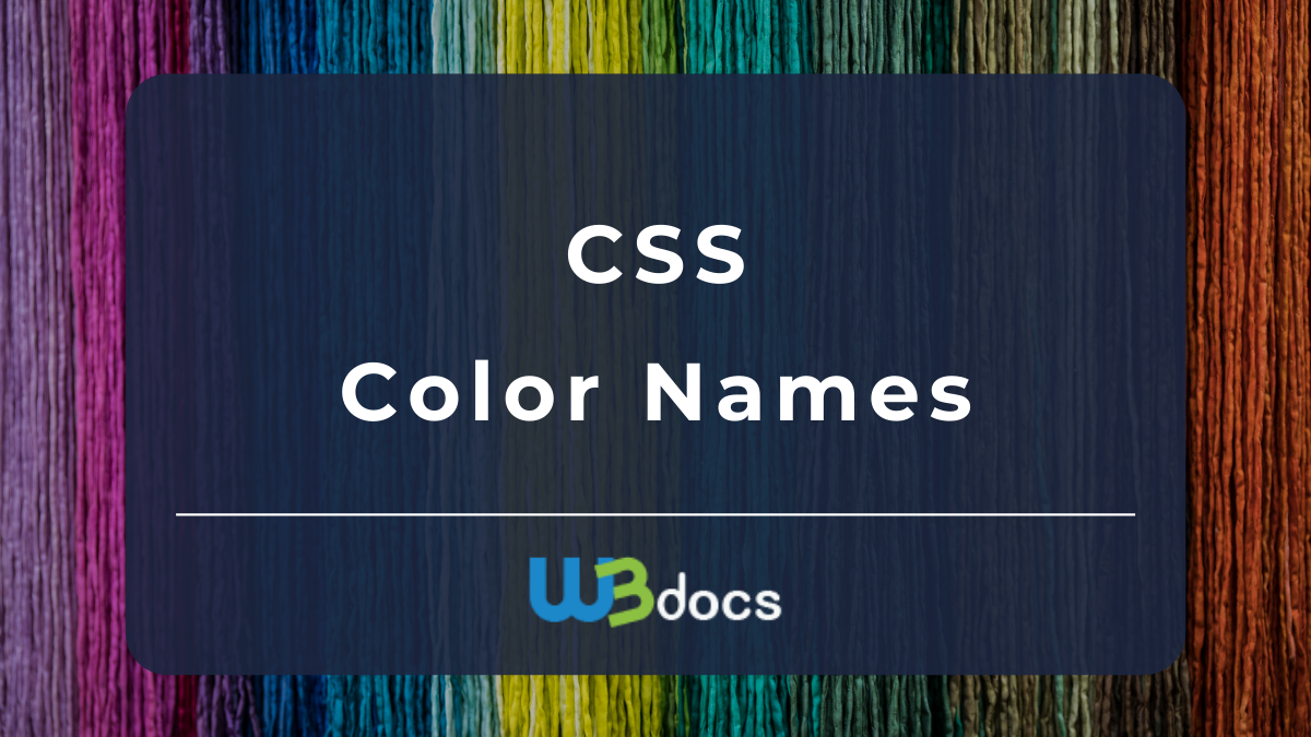 CSS Color Names