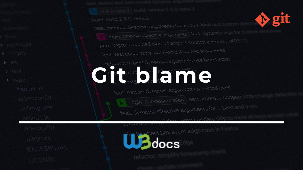 git blame in vs code