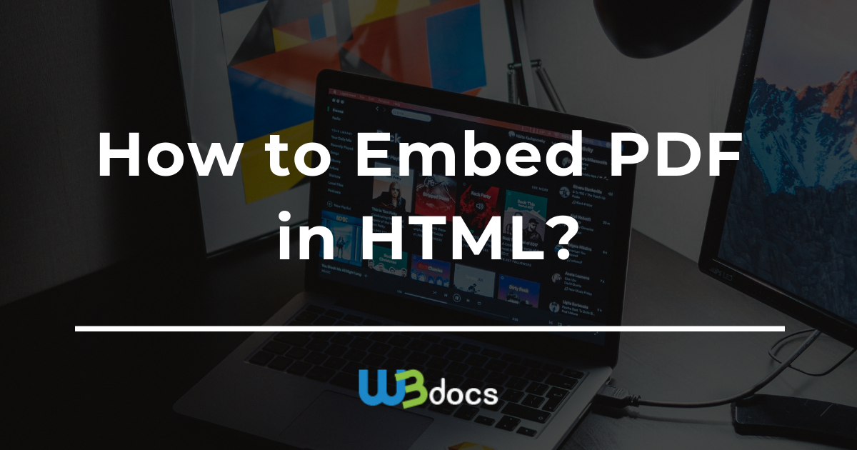How To Embed PDF In HTML