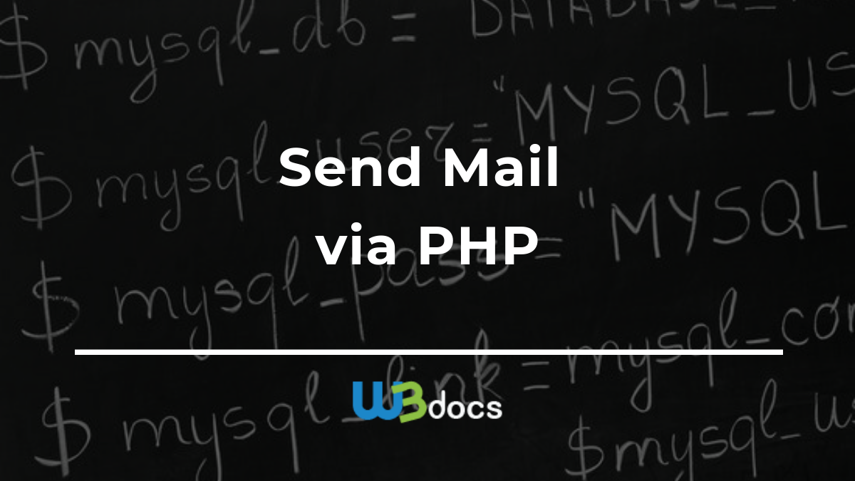 send mail in php example