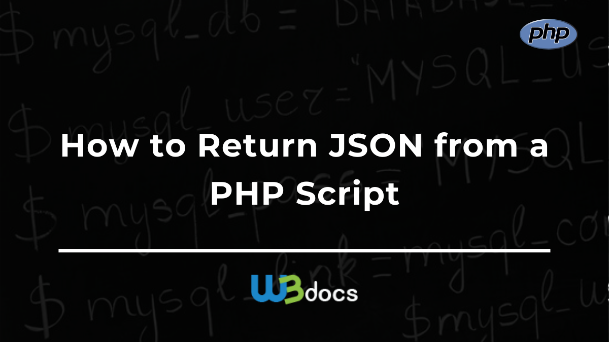 How To Return JSON Response in PHP amp MySQL using Ajax and jQuery - DEV  Community